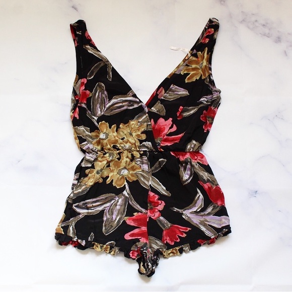 Free People Pants - Free People floral romper